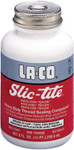 Markal Slic-Tite Paste Thread Sealants w/ PTFE, 1 Quart Brush-In-Cap, White View Product Image