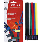 Belkin Multicolored Cable Ties, 6/Pack View Product Image