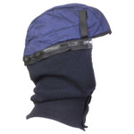 Jackson Safety 325 Ultra Winter Liner, Cotton Twill/Nylon Knit, Polyester Fleece Lining, Blue View Product Image