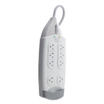 Belkin SurgeMaster Home Series Surge Protector, 7 Outlets, 12 ft Cord, 1045 J, White View Product Image