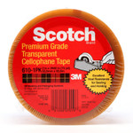 3M Scotch Premium Cellophane Tapes, Clear, 1 in x 72 yd View Product Image