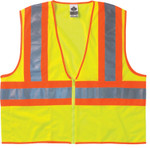 Ergodyne GloWear 8229Z Economy Class 2 Two-Tone Vests, L/XL, Lime View Product Image