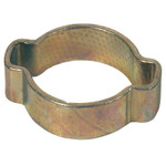 Dixon Valve Double-Ear Pinch-On Clamps, 1/2 in Dia, Steel, 100/bag View Product Image