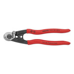 Knipex Wire Rope Cutters, 7 1/2 in, Shear Cut; Precise Crimping View Product Image