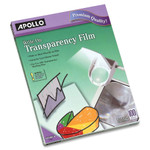 Apollo Write-On Transparency Film, Letter, Clear, 100/Box View Product Image