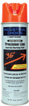 Rust-Oleum Industrial M1600/M1800 Precision-Line Inverted Marking Paint,17oz,Fluorescent RedOrange,W/B View Product Image