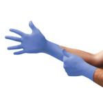 Ansell TNT Blue Disposable Gloves, Powder Free, Nitrile, 5 mil, Medium, Blue View Product Image