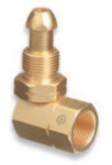 Western Enterprises Brass Cylinder Adaptors, From CGA-510 POL Acetylene To CGA-510 POL Acetylene 90 View Product Image