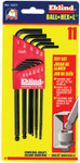 Eklind Tool Ball-Hex-L Key Set, Hex Ball, Inch, 11 Pc View Product Image