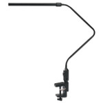 Alera LED Desk Lamp With Interchangeable Base Or Clamp, 5.13"w x 21.75"d x 21.75"h, Black View Product Image