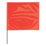 Presco Stake Flags, 2 in x 3 in, 18 in Height, Red Glo View Product Image