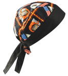 OccuNomix Tuff Nougies Regular Tie Hats, One Size, Motorcycle View Product Image