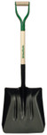The AMES Companies, Inc. Steel Coal Shovels, 14.5 X 13.5 Sq Pt Blade, 27 in White Ash D-Grip Handle View Product Image