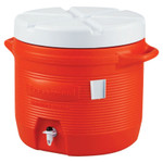 Newell Rubbermaid Plastic Water Coolers, 7 gal, Orange View Product Image