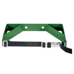 Anthony Cylinder Wall Brackets, Dual with Strap, Steel, 7 in to 9 1/2 in, Green View Product Image