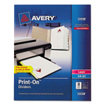 Avery Customizable Print-On Dividers, 8-Tab, Letter View Product Image