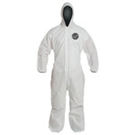 DuPont Proshield 10 Coveralls White with Attached Hood, White, 4X-Large View Product Image