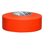 Presco Flagging Tape, 1 3/16 in x 150 ft, Orange Glo 764-FLAG-ORANGLO View Product Image