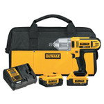 DeWalt 20V MAX* High Torque Cordless Impact Wrench Kit, 1/2 in, 1,500 RPM, Detent Pin Anvil View Product Image