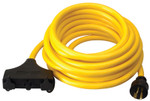 CCI Generator Extension Cord, 25 ft, 3 Outlets, 20 Amp View Product Image