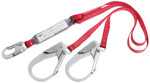 Capital Safety PRO Shock Absorbing Lanyard, 6 ft, Rebar Hook Connection, 2 Legs View Product Image