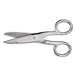 Apex Tool Group Double Notched Electrician's Scissors, 5 1/4 in, Vinyl Pouch View Product Image