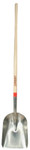 The AMES Companies, Inc. Aluminum Scoops, 14 1/2 x 11 Blade, 48 in White Ash Straight Handle View Product Image