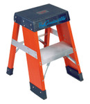 Louisville Ladder FY8000 Series Industrial Fiberglass Step Stand, 2 ft x 18 in, 300 lb Capacity View Product Image