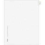 Avery Preprinted Legal Exhibit Side Tab Index Dividers, Avery Style, 10-Tab, 1, 11 x 8.5, White, 25/Pack View Product Image