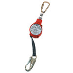 Honeywell MiniLite Personal Fall Limiter, 11ft, Steel Twist-Lock Carabiner and Swivel Shackle, 310 lb, Steel Snap Hook, 1 leg View Product Image