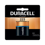 Duracell Lithium Battery, 6V, 223, 1 EA/PK View Product Image