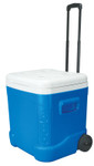 Igloo Ice Cube Roller Cooler, 60 qt, Blue View Product Image