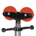 Sumner Pipe Stand Wheels, Steel, 2,000 lb Cap., 1 1/4 in-24 in Pipe View Product Image