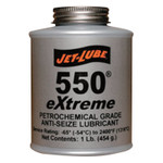 Jet-Lube 550 Extreme Nonmetallic Anti-Seize Compound, 1 lb Brush Top Can View Product Image