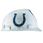 MSA Officially-Licensed NFL V-Gard Helmets, 1-Touch, Indianapolis Colts Logo View Product Image