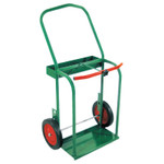Anthony High-Rail Frame Dual-Cylinder Carts, Holds 8"-8.5" dia. Cylinders View Product Image