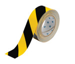 Brady ToughStripe Floor Marking Tape, 2 in x 100 ft, Black/Yellow View Product Image