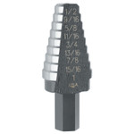 Stanley Products High Speed Steel Fractional Self-Starting, 3/16 in-1/2 in, 6 Steps View Product Image