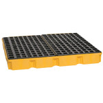 Eagle Mfg 4-Drum Modular Platforms, Yellow, 10,000 lb, 60.5 gal, 52 1/2 in x 51 1/2 in View Product Image