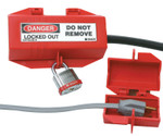 Brady Plug Lockouts, 110V, Red View Product Image