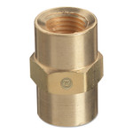 Western Enterprises Pipe Thread Couplings, Adapter, 3,000 PSIG, Brass, 3/8 in (NPT) View Product Image