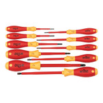 Wiha Tools Insulated Tool Sets, Phillips; Slotted, Metric, 10 per set View Product Image