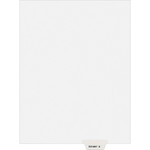 Avery-Style Preprinted Legal Bottom Tab Divider, Exhibit D, Letter, White, 25/PK View Product Image