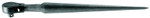 Klein Tools 1/2 in Construction Wrench Ratcheting Socket Drive, Pear, 15 in, Black Oxide View Product Image