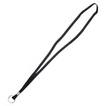 Advantus Deluxe Lanyards, Ring Style, 36" Long, Black, 24/Box View Product Image