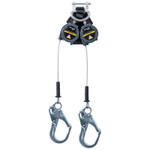 Honeywell TurboLite EXTREME Twin Personal Fall Limiter, 9 ft, Alum Rebar Hooks, 420 lb View Product Image