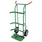 Anthony Dual-Cylinder Delivery Cart, 10 in dia Cylinders, 10 in Solid Rubber Wheel View Product Image