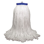 Boardwalk Mop Head, Economical Lie-Flat Head, Rayon Fiber, 32-Oz., White, 12/Carton View Product Image