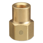 Western Enterprises Female NPT Outlet Adaptors for Manifold Pipelines, CGA-580, 3000 PSIG, Brass View Product Image
