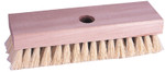 Weiler Acid Scrub Brushes, 8 1/4 in Hardwood Block, 1 1/8 in Trim L, White Tampico Fill View Product Image